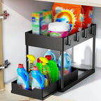 SORTED. 2-Tier Under-Sink Storage Organizer