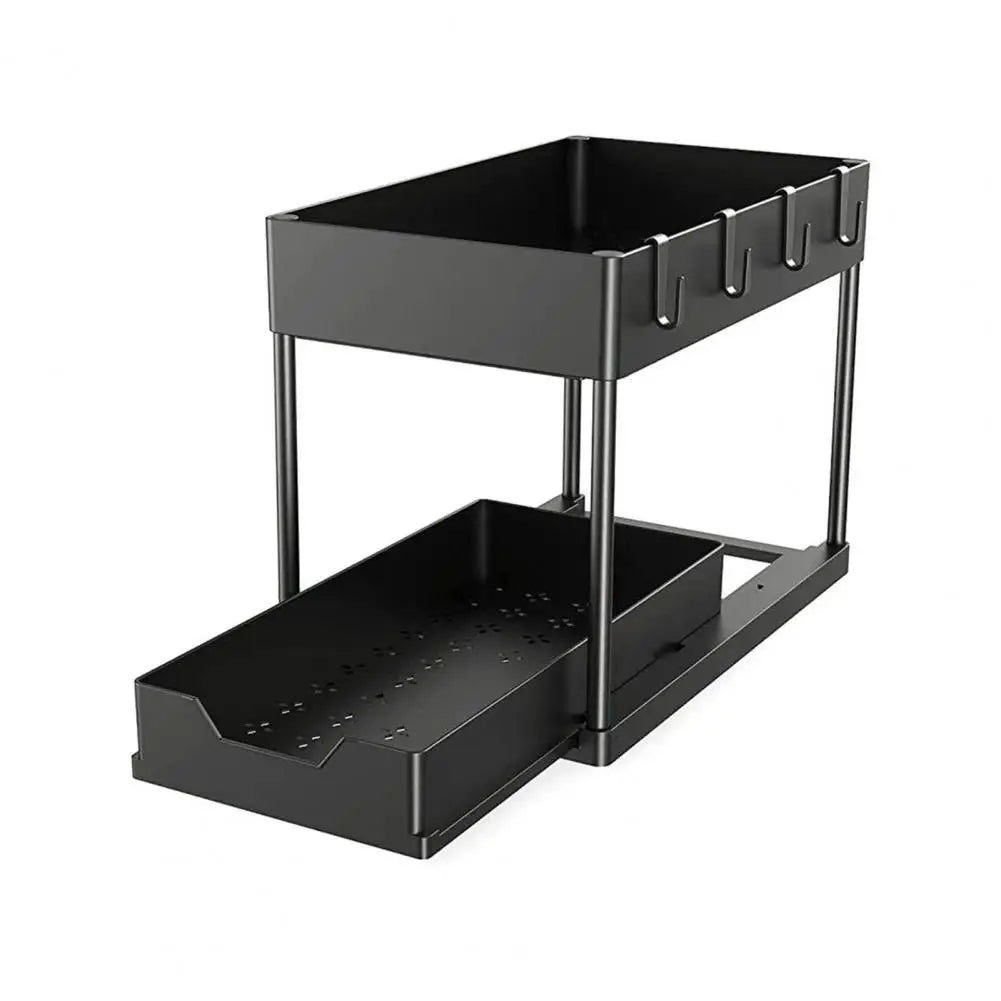 SORTED. 2-Tier Under-Sink Storage Organizer